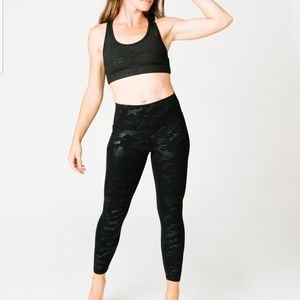 Black Battleship Camo Luxe High Rise size 12